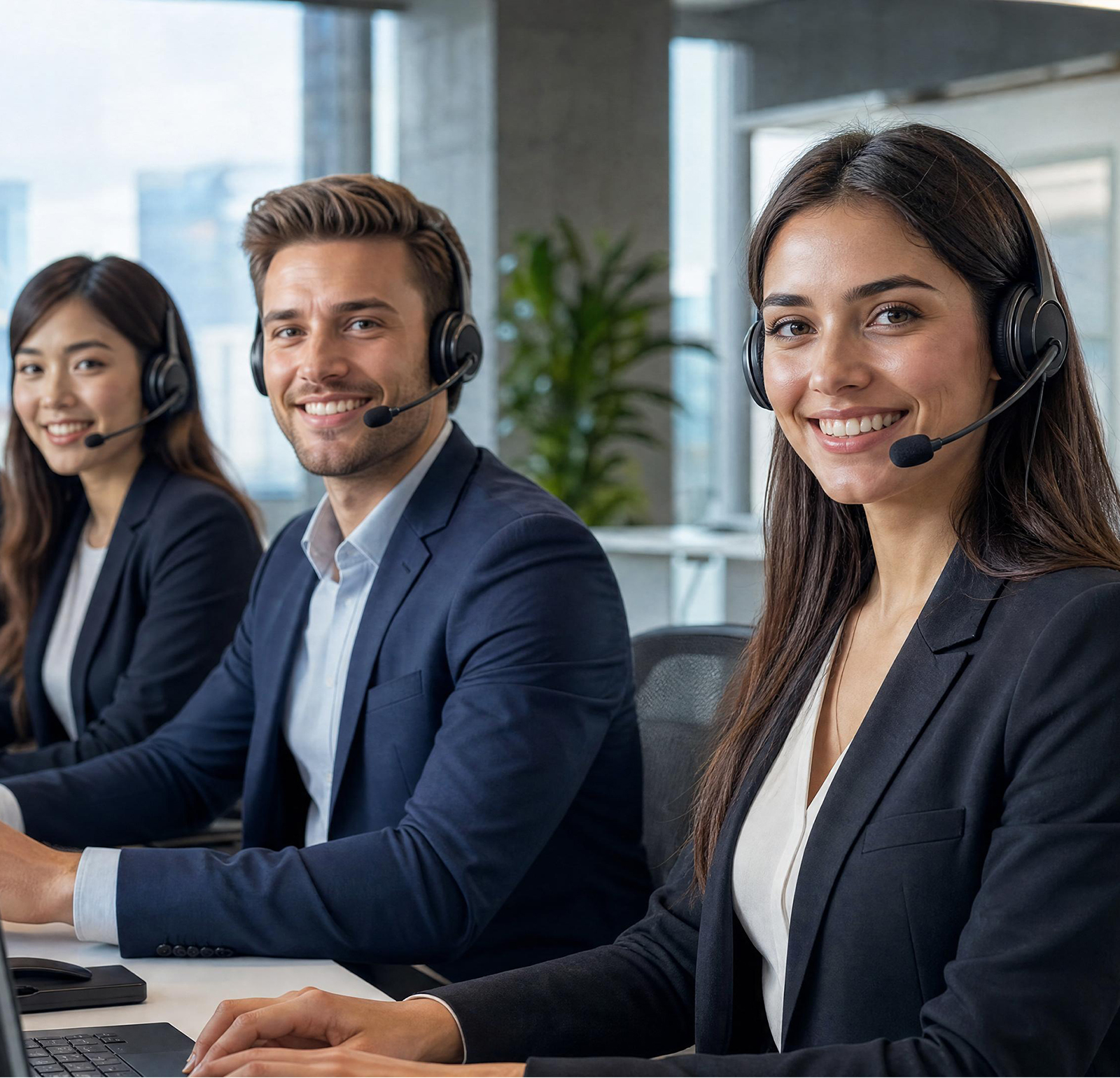 Technical support desk reviewing automotive information